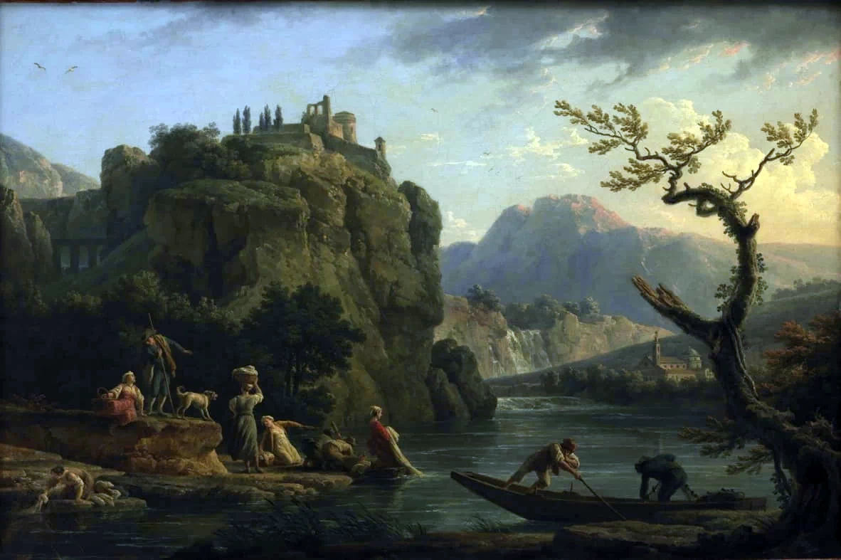  167-Scena di montagna con fiume-Statens Museum for Kunst 